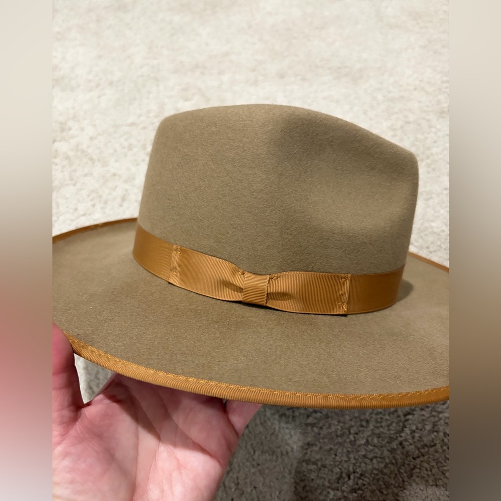 Gigi Pip MONROE RANCHER Wool Hat - NWT - brown - size S/M 57 - Picture 5 of 10